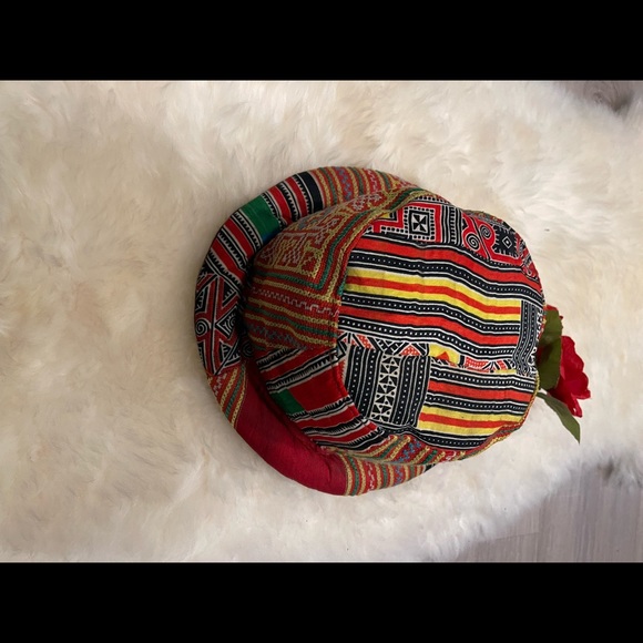 Patchwork Printed Hat - Picture 6 of 8